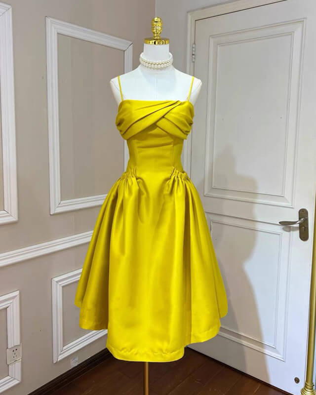 lemon bridesmaid dresses