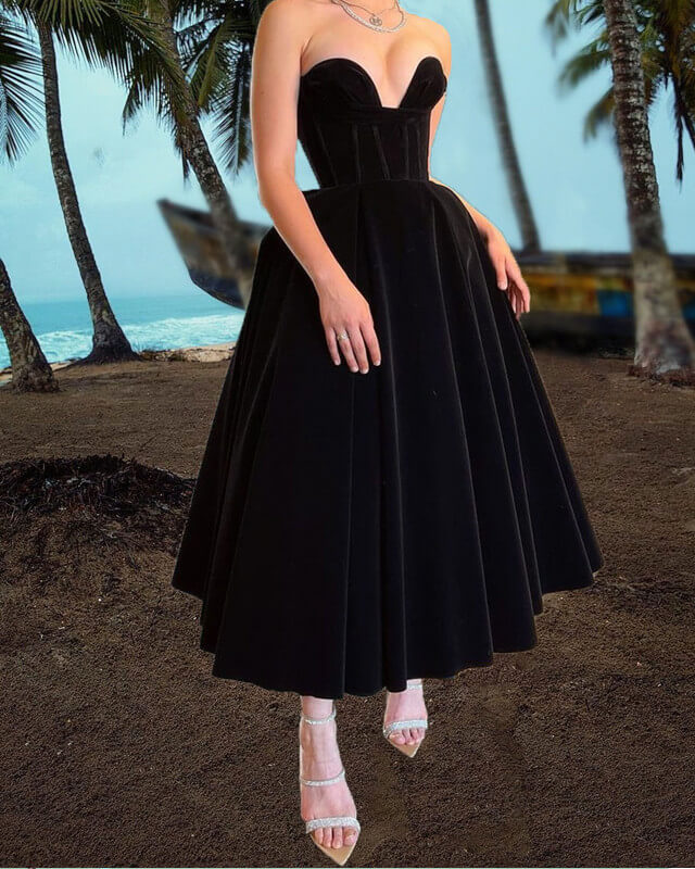 Short Black Sparkly Corset Homecoming Dress – Lisposa