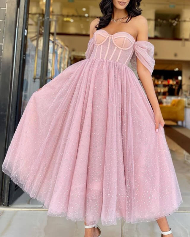 Strapless Bodice Corset Ball Gown Beaded Dresses – Lisposa