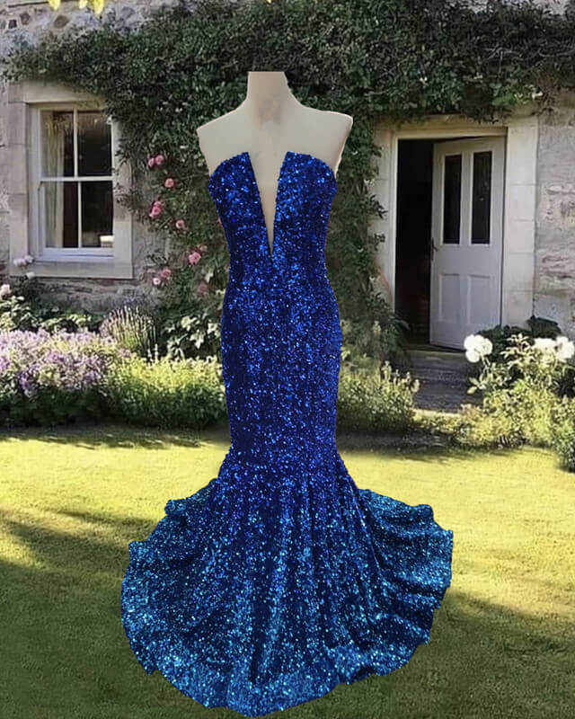 Blue prom looks best sale