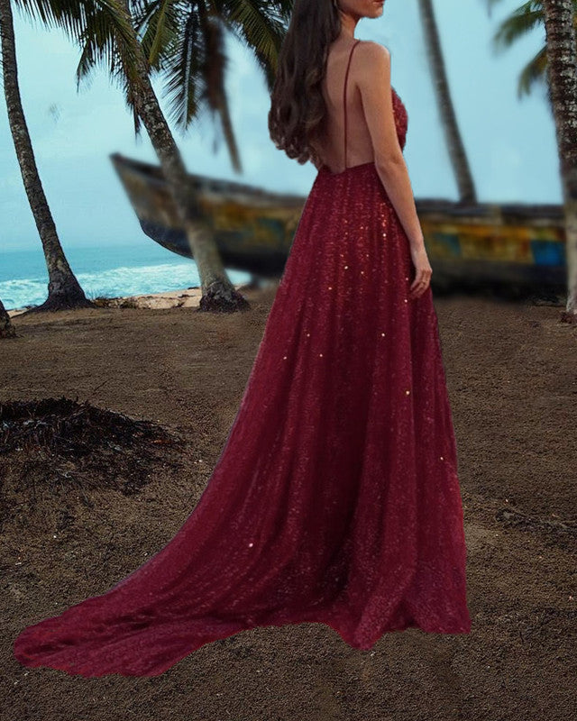 Burgundy beach clearance dress