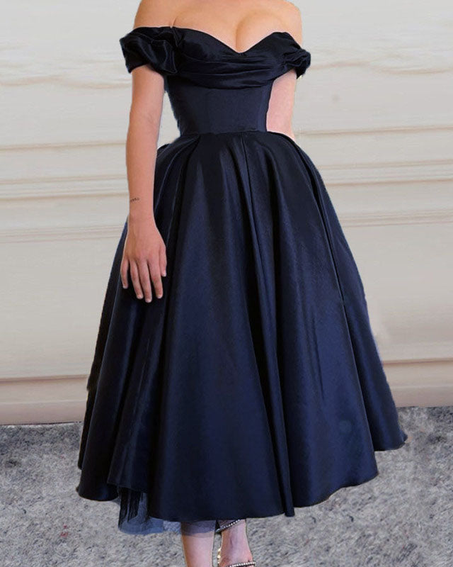 Vintage Bridesmaid Dresses Navy