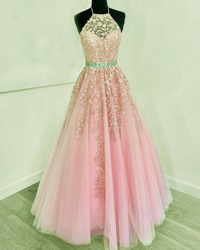 sparkly light pink prom dresses