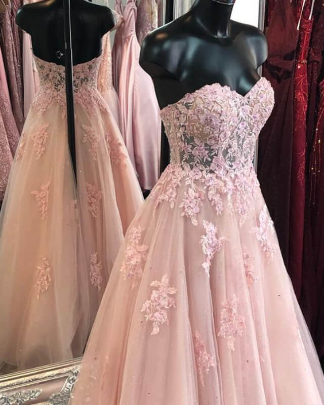 Amazon.com: Dusty Pink Prom Dress,Dusty Pink Dusty Pink Prom Dresses,Dusty  Pink Ball Gown Summer Wedding Dress Custom: Clothing, Shoes & Jewelry