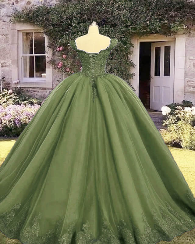 Sage Evening Gown