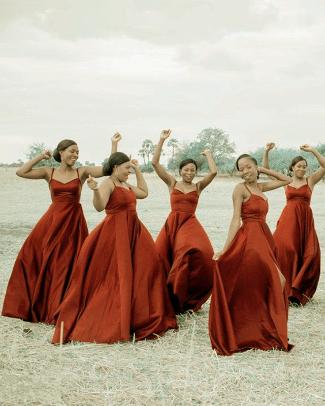 Spaghetti Strap Bridesmaid