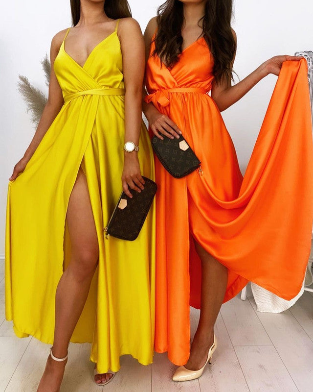 Canary Yellow Mother of the Bride Dresses