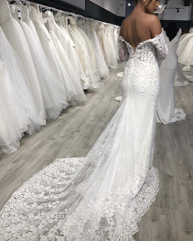 Puffy Mermaid Wedding Dresses