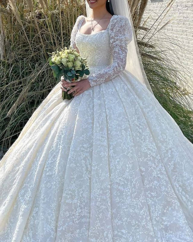 Classic ball 2024 gown wedding dress