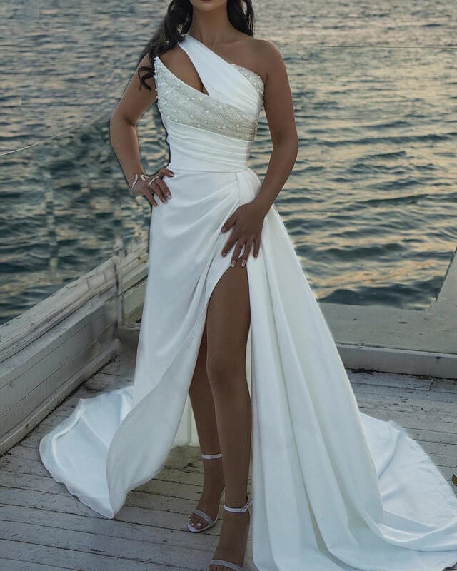 Wedding dresses 2024 one shoulder style